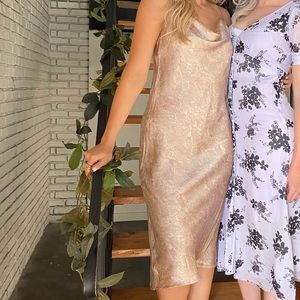 MIDI silk dress